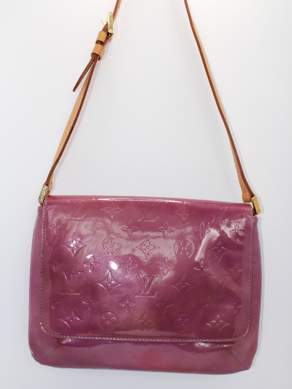 Authentic Vintage Louis Vuitton Vernis Thompson Street Shoulder Bag Purple